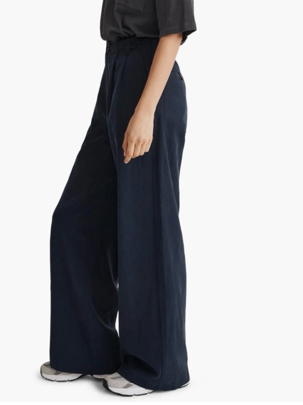 Madewell Harlow Wide Leg Pants | Deep Indigo | Size 10